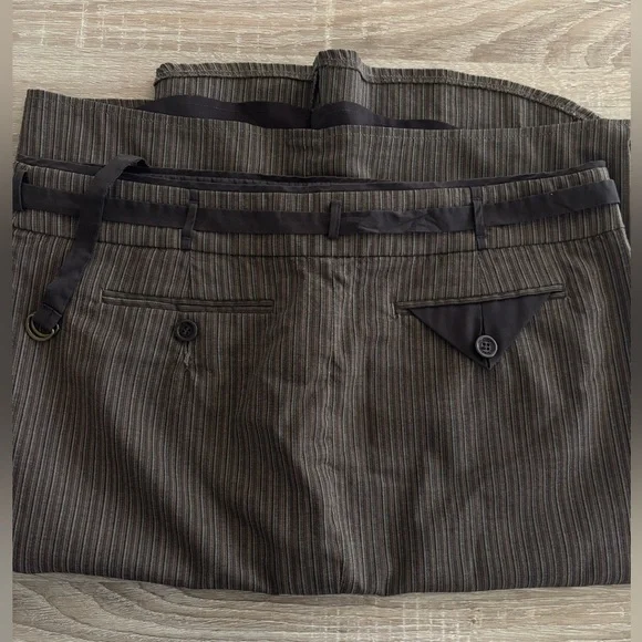 BCBGMAXAZRIA BROWN STRIPE SKIRT - Picture 3 of 4